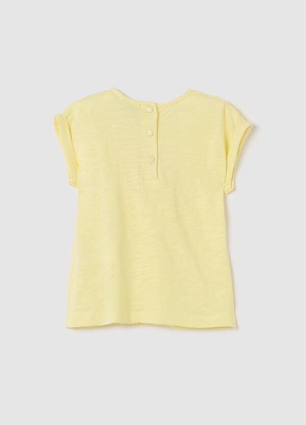 Ovs T-shirt In Cotone Con Inserto Sangallo