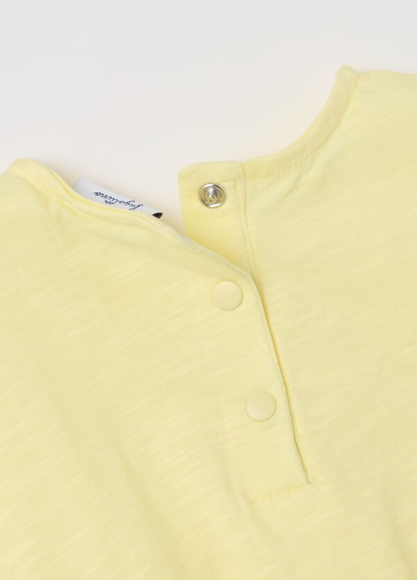 Ovs T-shirt In Cotone Con Inserto Sangallo