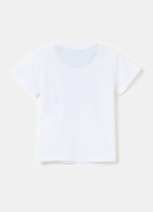 Ovs T-shirt In Cotone Con Patch Auto Da Corsa