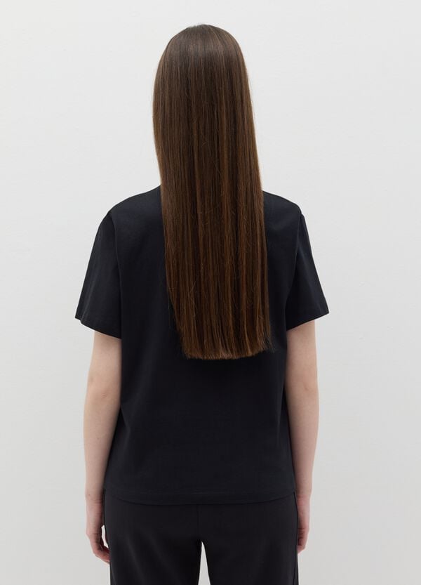 Ovs T-shirt In Cotone Con Ricamo