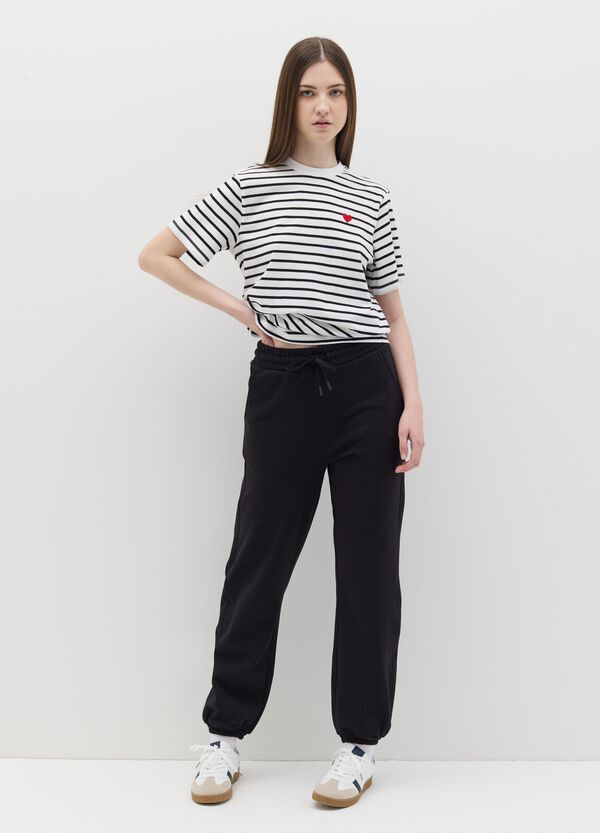 Ovs T-shirt in cotone con ricamo