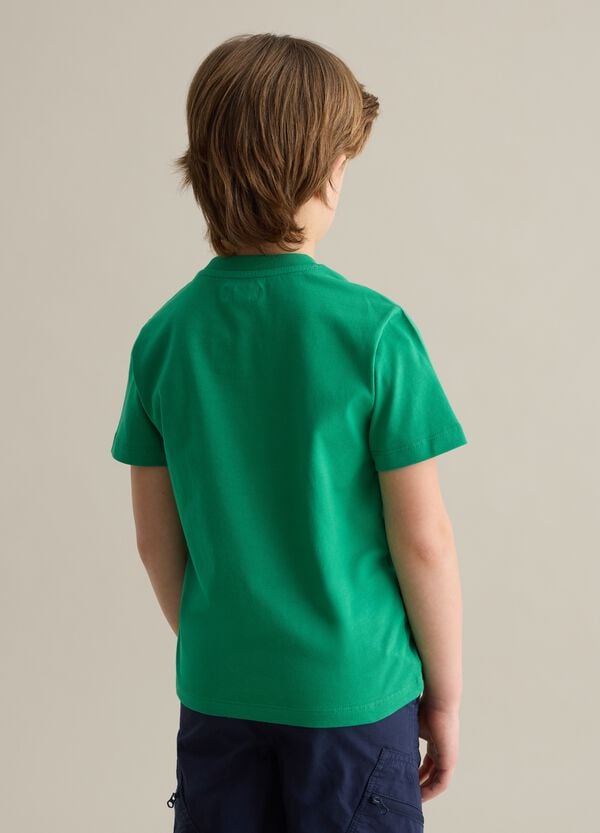 Ovs T-shirt In Cotone Con Ricamo Lettering
