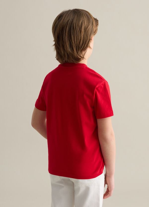 Ovs T-shirt In Cotone Con Ricamo Lettering