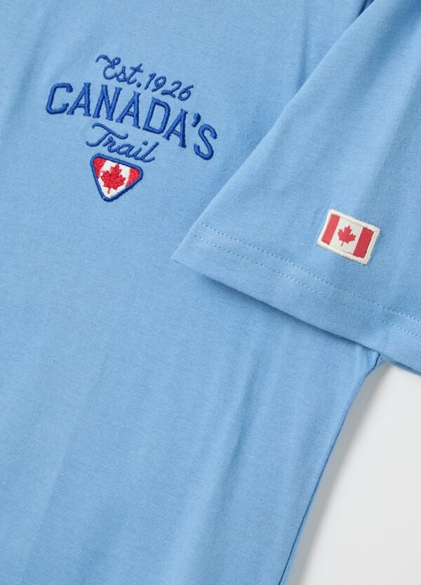 Ovs T-shirt In Cotone Con Ricamo Logo