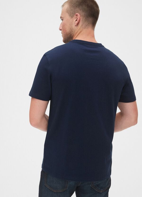 Ovs T-shirt In Cotone Con Ricamo Logo