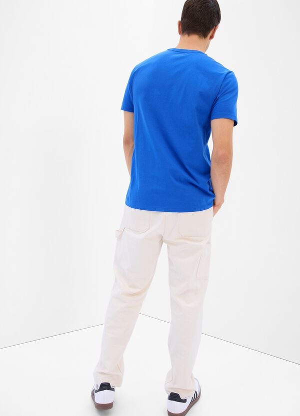 Ovs T-shirt In Cotone Con Ricamo Logo