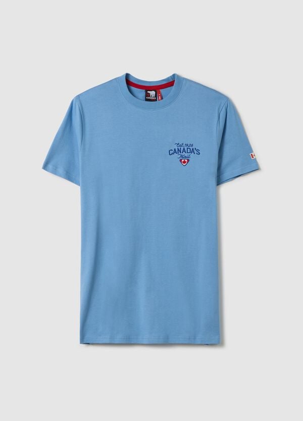 Ovs T-shirt in cotone con ricamo logo