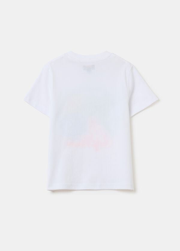 Ovs T-shirt In Cotone Con Ricamo Motivo Surf