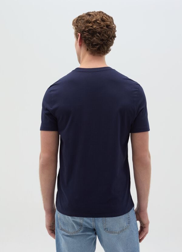 Ovs T-shirt In Cotone Con Scollo A V