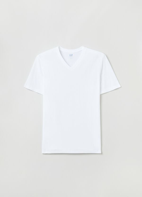Ovs T-shirt In Cotone Con Scollo A V