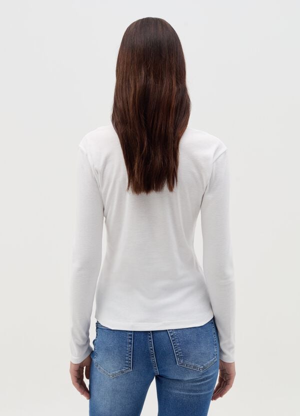 Ovs T-shirt In Cotone Con Scollo Rotondo