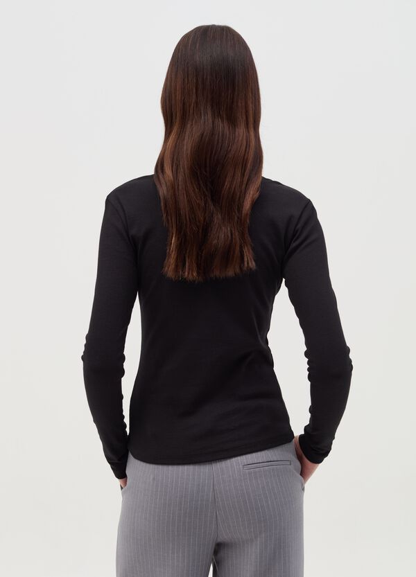 Ovs T-shirt In Cotone Con Scollo Rotondo