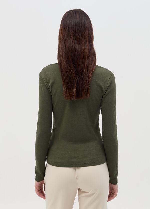 Ovs T-shirt In Cotone Con Scollo Rotondo