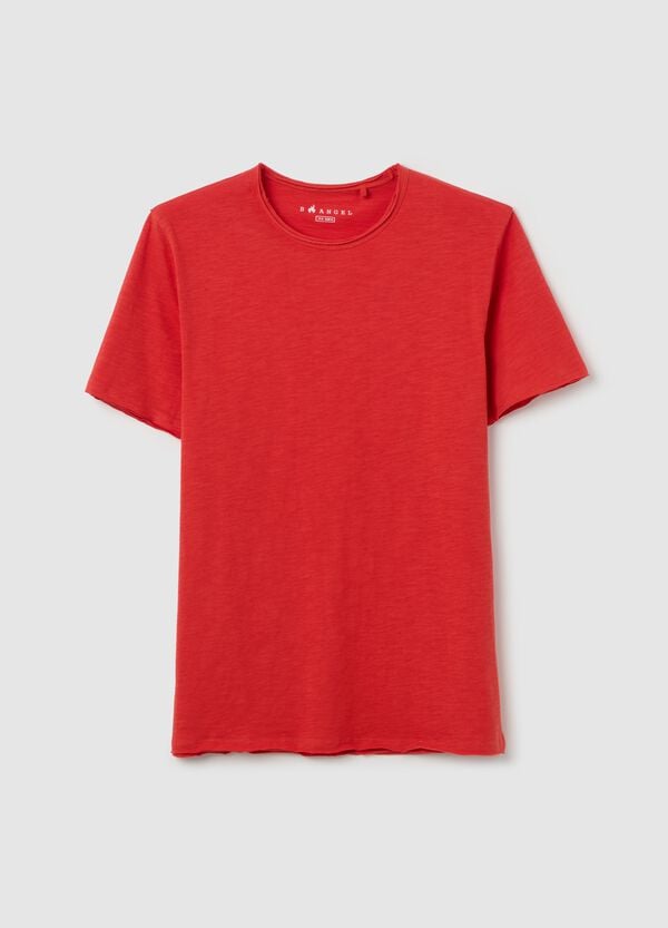 Ovs T-shirt in cotone con scollo rotondo