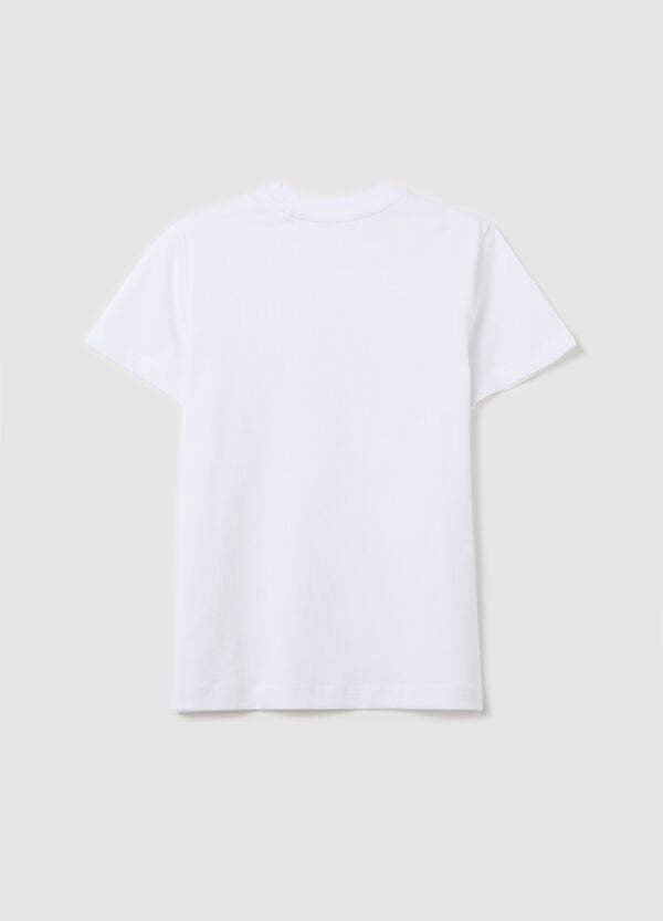 Ovs T-shirt In Cotone Con Scollo Rotondo
