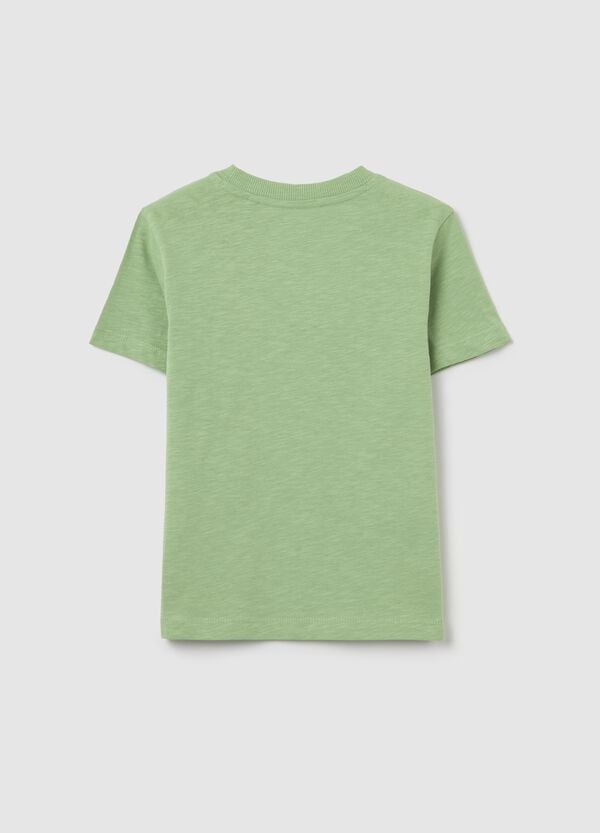 Ovs T-shirt In Cotone Con Scollo Rotondo