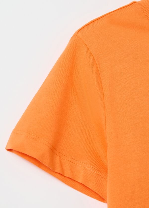 Ovs T-shirt In Cotone Con Scollo Rotondo