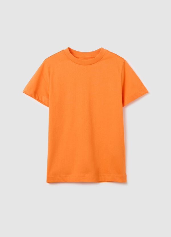 Ovs T-shirt in cotone con scollo rotondo