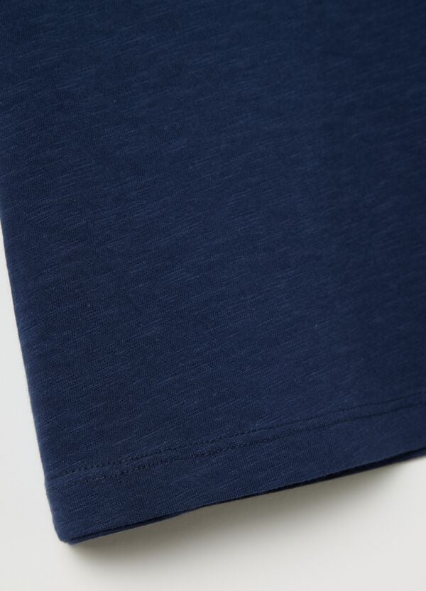 Ovs T-shirt In Cotone Con Scollo Rotondo