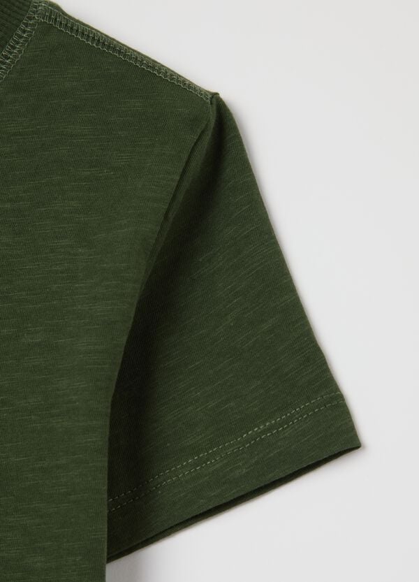 Ovs T-shirt In Cotone Con Scollo Rotondo