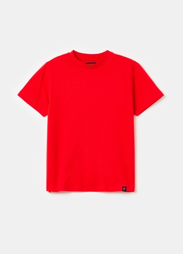 Ovs T-shirt In Cotone Con Scollo Rotondo
