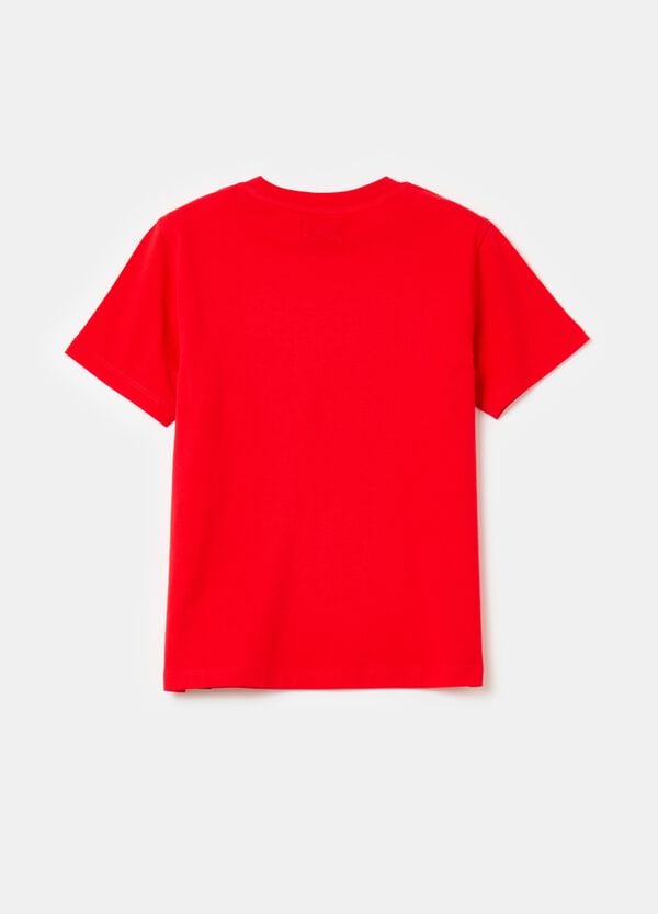 Ovs T-shirt In Cotone Con Scollo Rotondo