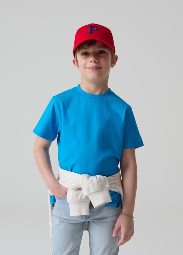 Ovs T-shirt in cotone con scollo rotondo