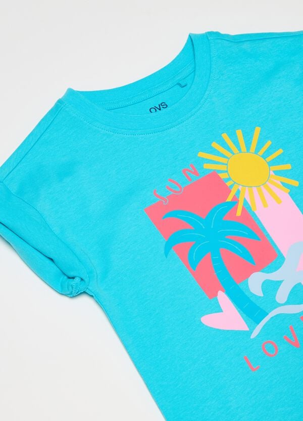 Ovs T-shirt In Cotone Con Stampa