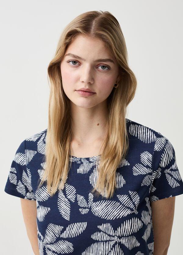 Ovs T-shirt In Cotone Con Stampa All-over