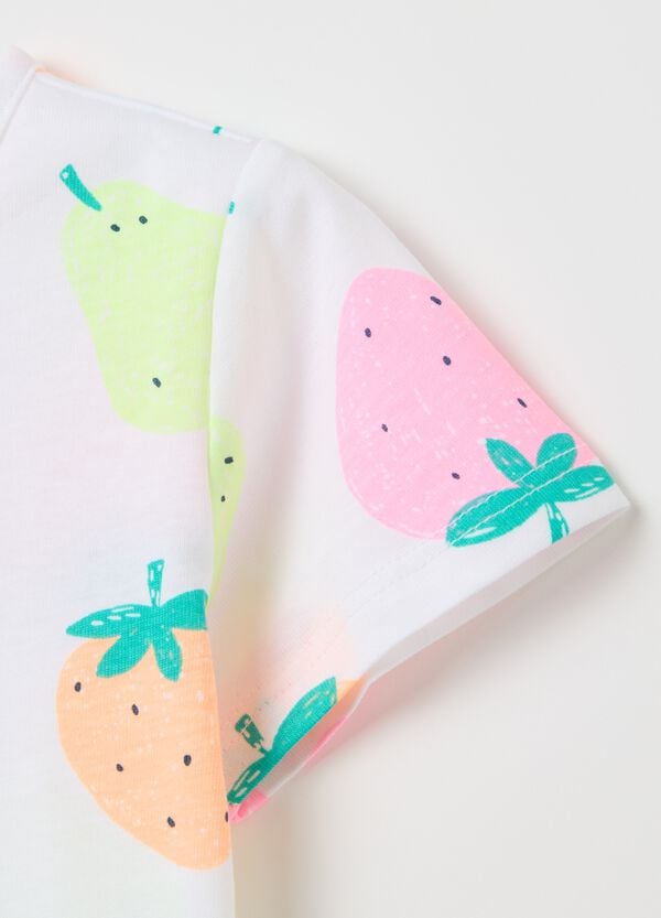 Ovs T-shirt In Cotone Con Stampa All-over