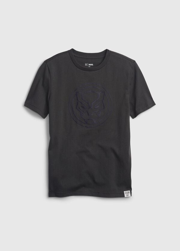 Ovs T-shirt in cotone con stampa Black Panther