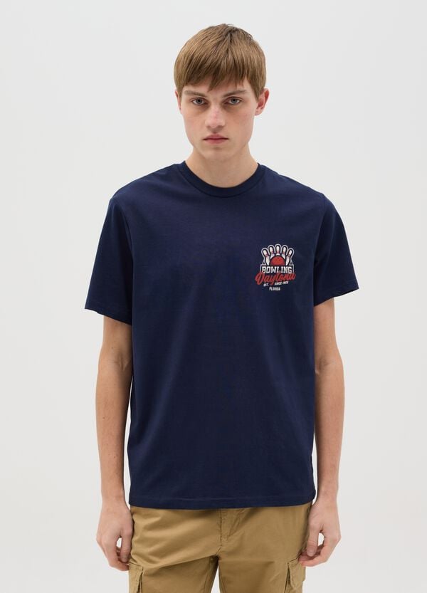 Ovs T-shirt in cotone con stampa "Bowling Daytona"