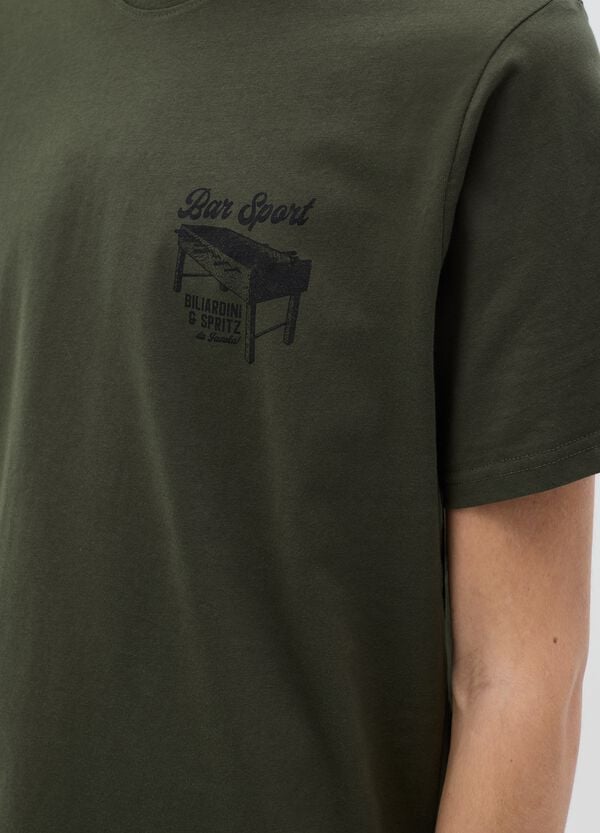 Ovs T-shirt In Cotone Con Stampa Calcio Balilla