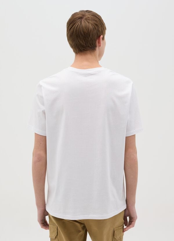 Ovs T-shirt In Cotone Con Stampa Carte Poker