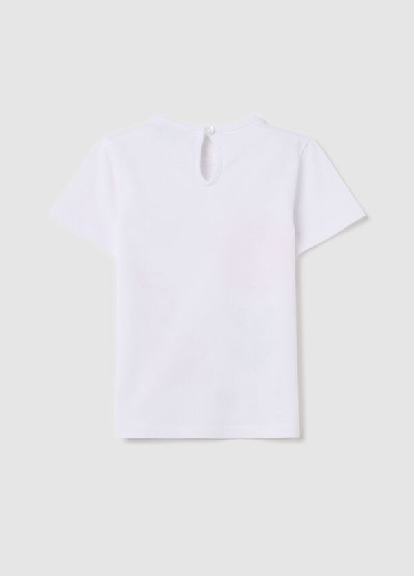 Ovs T-shirt In Cotone Con Stampa Coniglietti