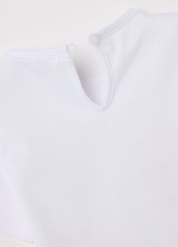 Ovs T-shirt In Cotone Con Stampa Coniglietti