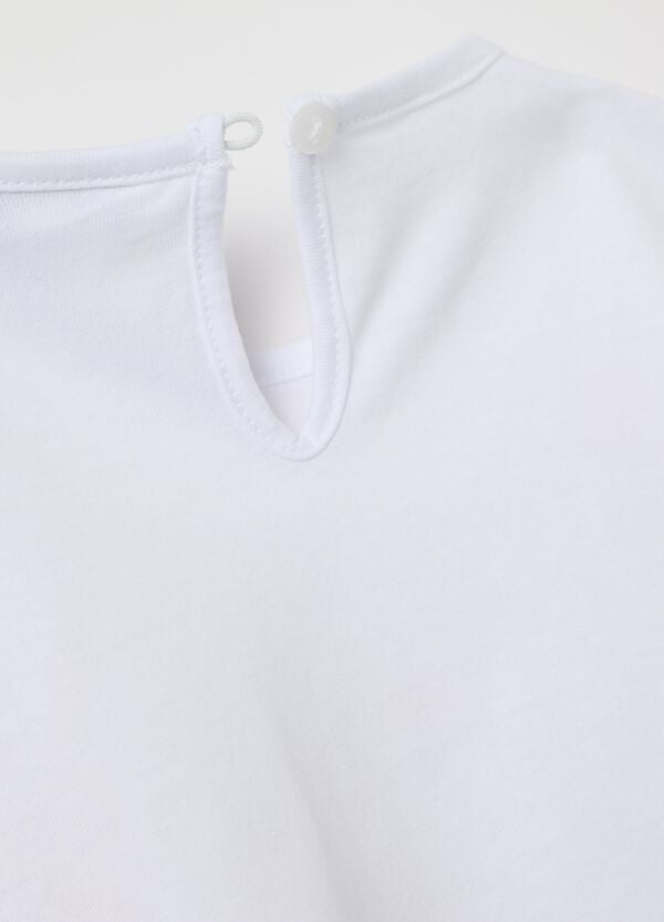 Ovs T-shirt In Cotone Con Stampa Coniglietti