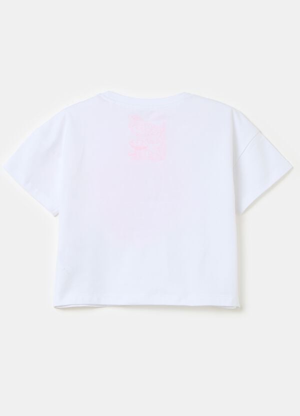 Ovs T-shirt In Cotone Con Stampa Cuore