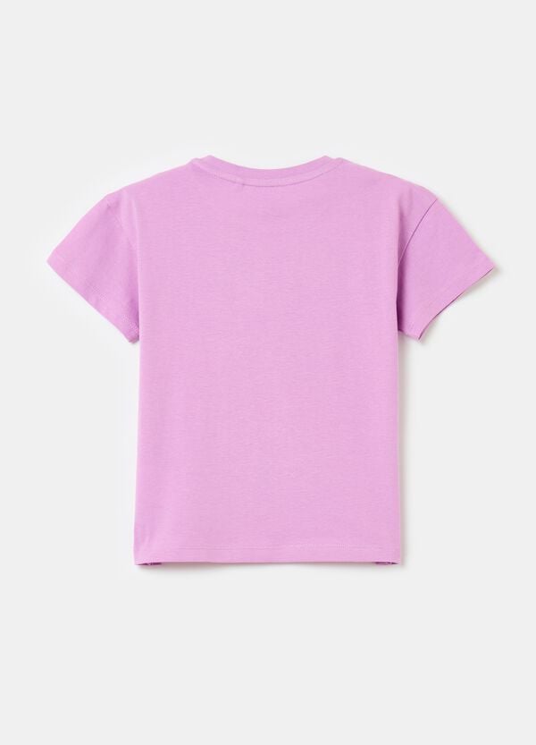 Ovs T-shirt In Cotone Con Stampa E Strass