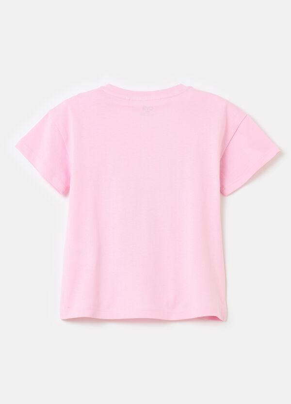 Ovs T-shirt In Cotone Con Stampa E Strass