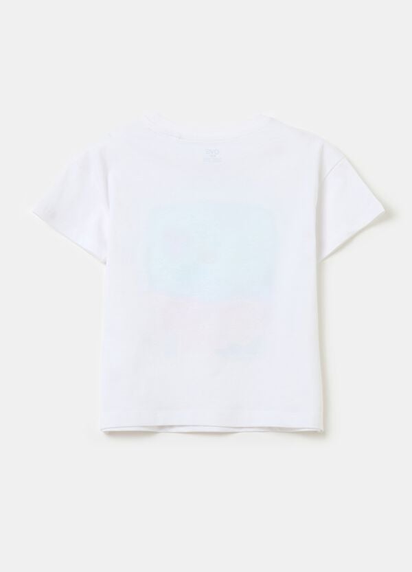 Ovs T-shirt In Cotone Con Stampa E Strass