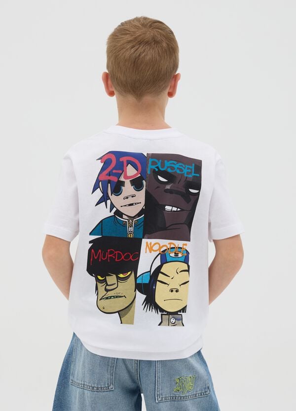 Ovs T-shirt In Cotone Con Stampa Gorillaz