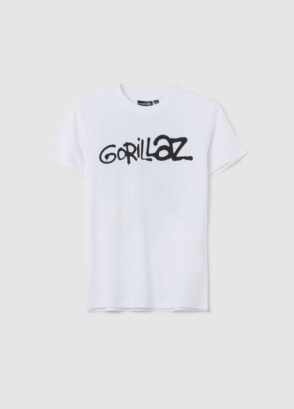 Ovs T-shirt In Cotone Con Stampa Gorillaz