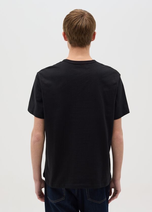 Ovs T-shirt In Cotone Con Stampa Ideogrammi