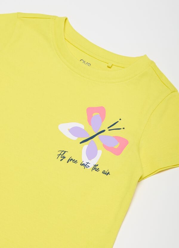 Ovs T-shirt In Cotone Con Stampa