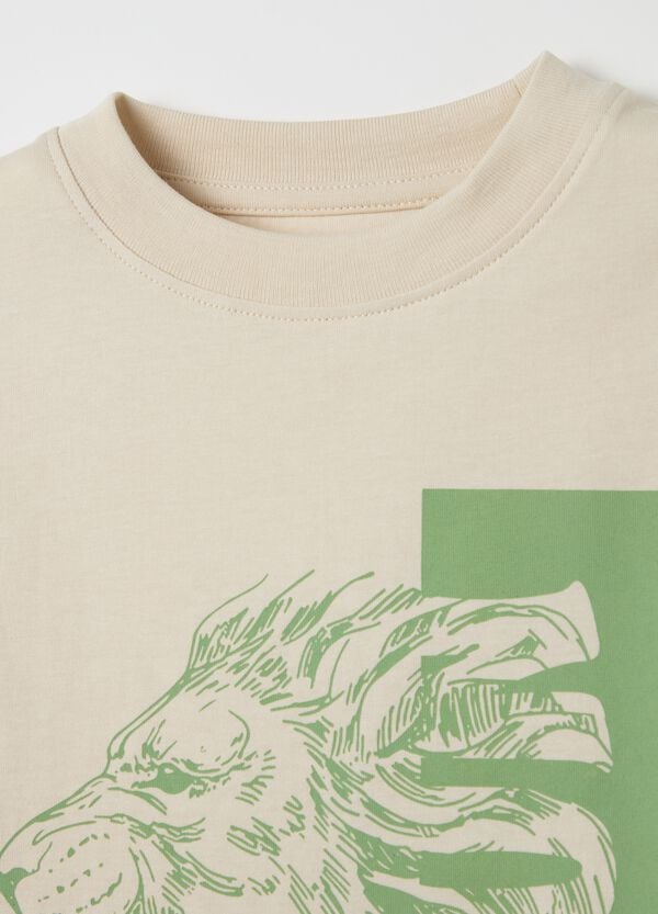 Ovs T-shirt In Cotone Con Stampa