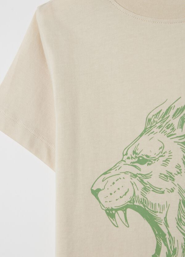 Ovs T-shirt In Cotone Con Stampa