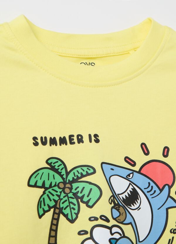 Ovs T-shirt In Cotone Con Stampa