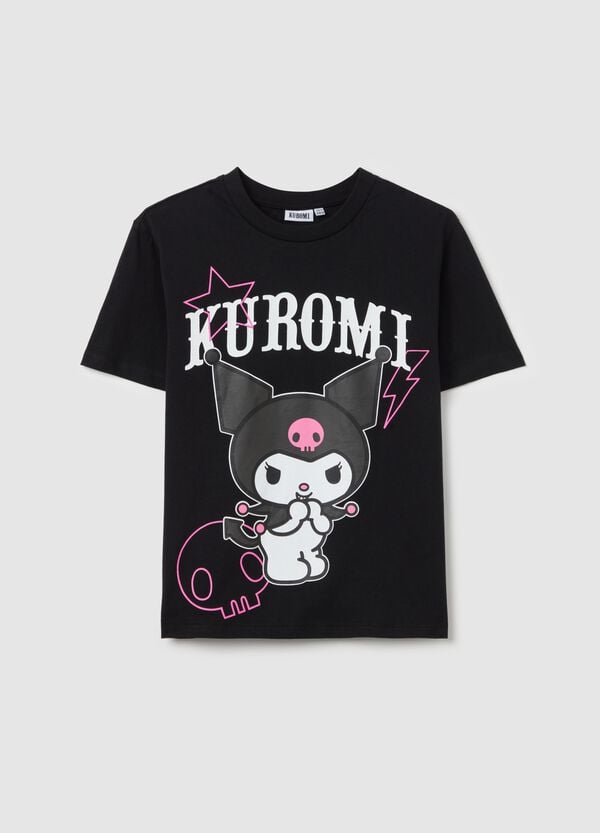 Ovs T-shirt in cotone con stampa Kuromi