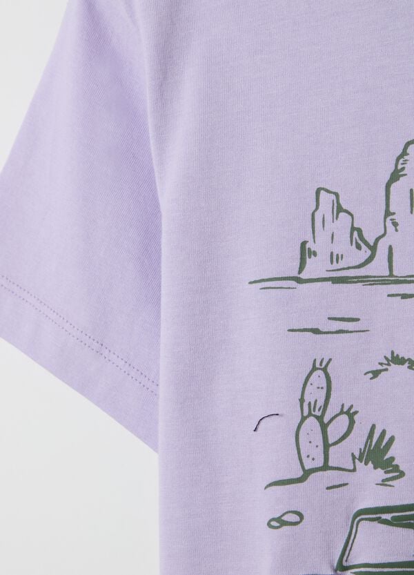 Ovs T-shirt In Cotone Con Stampa